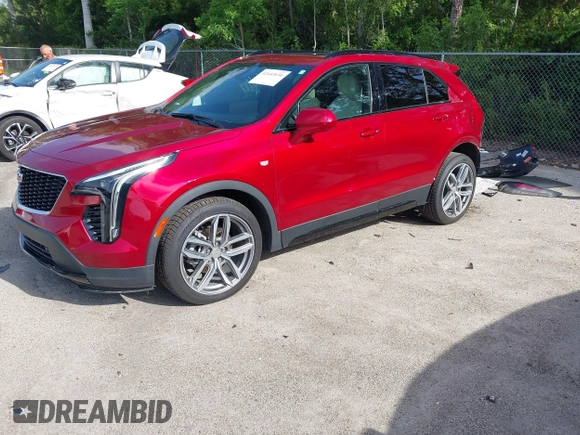 2020 Cadillac XT4 FWD Sport with VIN 1GYFZER44LF116168, listed as a IAAI auction lot 42443636 with 40,450 mi miles and . Bid and sale history available at DreamBid. Image 2.
