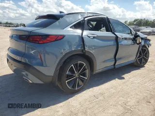 2022 Infiniti QX55 Sensory with VIN 3PCAJ5L38NF104572, listed as a Copart auction lot 60734894 with 23,736 mi miles and Salvage title. Bid and sale history available at DreamBid. Image 3.