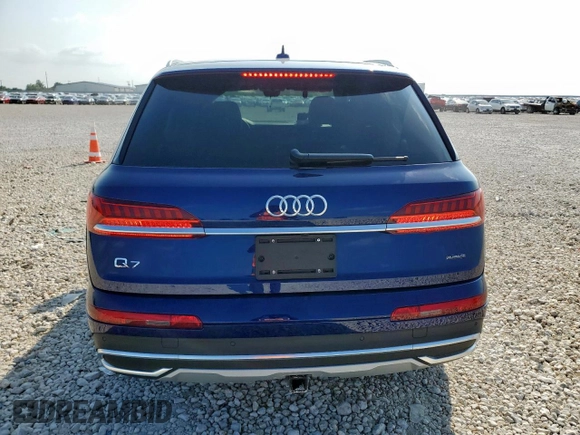 2024 Audi Q7 Premium Plus z VIN WA1LXBF74RD010118, wystawiony jako Copart lot #59724545 z przebiegiem 7 641 mil mil oraz Szkoda całkowita • Salvage title. Historia ofert i sprzedaży dostępna na DreamBid. Obrazek 6.