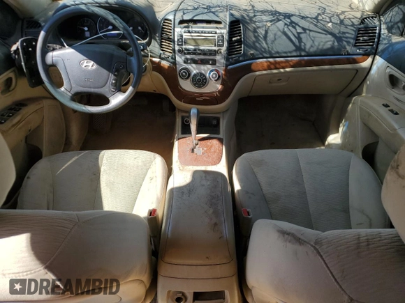 2007 Hyundai Santa Fe GLS with VIN 5NMSG13D37H005471, listed as a Copart auction lot 58399085 with 194,449 mi miles and Non repairable. Bid and sale history available at DreamBid. Image 8.