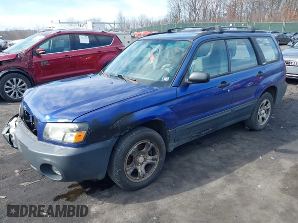 2003 Subaru Forester X with VIN JF1SG63633H748955, listed as a IAAI auction lot 41681834 with 236,196 mi miles. Bid and sale history available at carsss.com. Image 2.