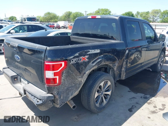 2019 Ford F-150 XL with VIN 1FTEW1CP1KKE90717, listed as a IAAI auction lot 41849276 with 113,241 mi miles and . Bid and sale history available at DreamBid. Image 4.