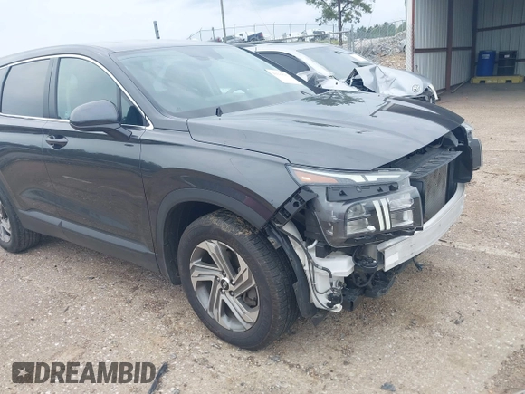 2021 Hyundai Santa Fe SE with VIN 5NMS14AJ5MH346250, listed as a IAAI auction lot 42299607 with 50,643 mi miles and . Bid and sale history available at DreamBid. Image 19.