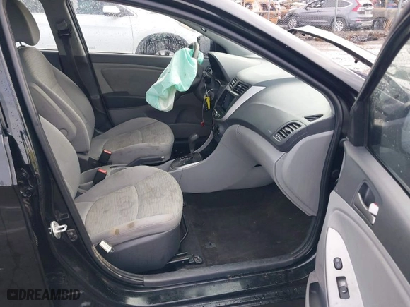 2017 Hyundai Accent SE with VIN KMHCT4AE4HU357686, listed as a IAAI auction lot 41066282 with 142,875 mi miles. Bid and sale history available at carsss.com. Image 5.