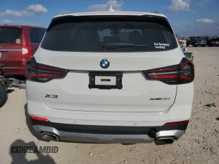 2024 BMW X3 xDrive30i with VIN 5UX53DP08R9T75944, listed as a Copart auction lot 44019865 with 11,777 mi miles and Salvage Title. Bid and sale history available at carsss.com. Image 6.