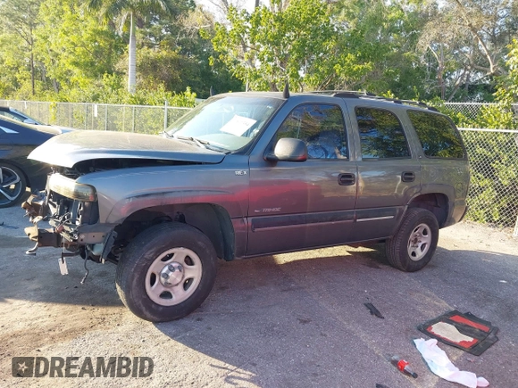 2001 Chevrolet Tahoe LS with VIN 1GNEC13T11R182692, listed as a IAAI auction lot 41511354 with 293,614 mi miles and . Bid and sale history available at DreamBid. Image 14.