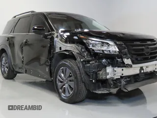 2022 Nissan Pathfinder SV with VIN 5N1DR3BA3NC237128, listed as a Copart auction lot 62766805 with 25,156 mi miles and Salvage title. Bid and sale history available at DreamBid. Image 1.