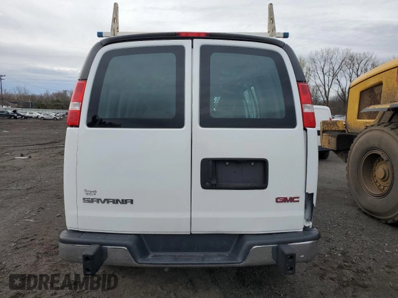 2021 GMC Savana Cargo z VIN 1GTW7AF76M1246793, wystawiony jako Copart lot #53175075 z przebiegiem 52 061 mil mil oraz Szkody całkowita. Historia ofert i sprzedaży dostępna na DreamBid. Obrazek 6.