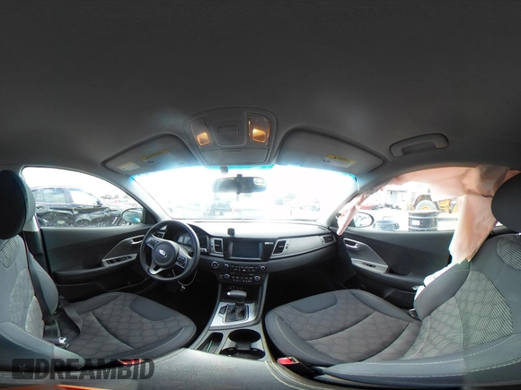 2017 Kia Niro LX with VIN KNDCB3LC6H5075363, listed as a IAAI auction lot 42132101 with 60,595 mi miles. Bid and sale history available at carsss.com. Image 18.