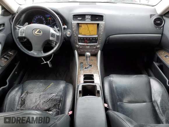 2011 Lexus IS 250 с VIN JTHBF5C23B5138637, выставлен на аукционе Copart как лот 55425285 с пробегом 270 054 миль миль и Чистый • Clean title. История ставок и продаж доступна на DreamBid. Изображение 8.