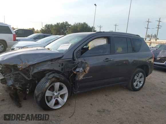 2017 Jeep Compass Sport with VIN 1C4NJCBA0HD146641, listed as a IAAI auction lot 41091501 with Not provided miles and . Bid and sale history available at DreamBid. Image 13.