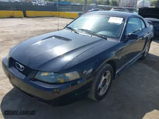 2001 Ford Mustang Standard with VIN 1FAFP404X1F171021, listed as a IAAI auction lot 41998734 with 1 mi miles. Bid and sale history available at carsss.com. Image 2.