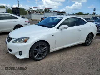2013 Lexus IS 250 C z VIN JTHFF2C27D2528371, wystawiony jako Copart lot #57607525 z przebiegiem 101 838 mil mil oraz Czysty tytuł • Clean title. Historia ofert i sprzedaży dostępna na DreamBid. Obrazek 1.