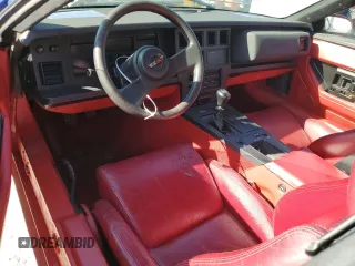 1987 Chevrolet Corvette with VIN 1G1YY3189H5117519, listed as a Copart auction lot 41817475 with 56,498 mi miles and Salvage Title. Bid and sale history available at carsss.com. Image 8.