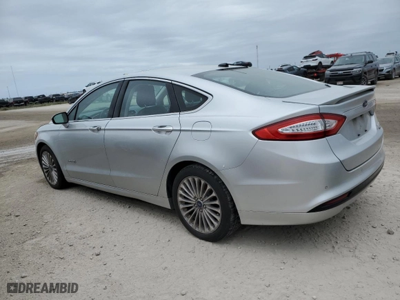 2013 Ford Fusion Titanium Hybrid with VIN 3FA6P0RUXDR374624, listed as a Copart auction lot 89191005 with 0 mi miles and Non Repairable. Bid and sale history available at carsss.com. Image 2.