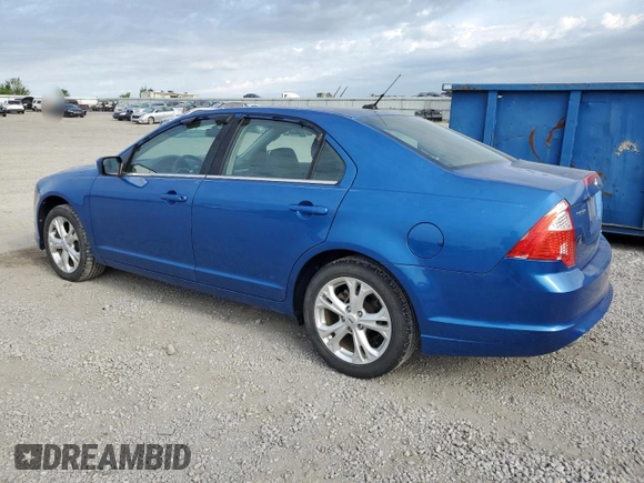 2012 Ford Fusion SE with VIN 3FAHP0HG7CR105628, listed as a Copart auction lot 53709785 with 73,975 mi miles and Salvage Title. Bid and sale history available at DreamBid. Image 2.