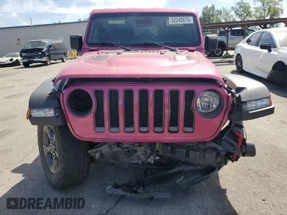 2021 Jeep Wrangler Unlimited Rubicon с VIN 1C4JJXFG2MW854005, выставлен на аукционе Copart как лот 52245075 с пробегом 41 093 миль миль и Списание • Salvage title. История ставок и продаж доступна на DreamBid. Изображение 5.
