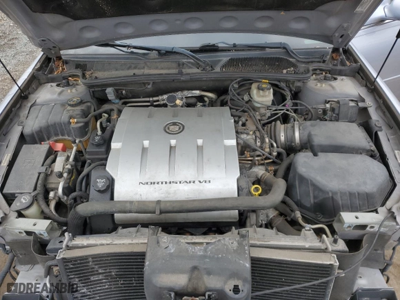 2004 Cadillac DeVille DHS with VIN 1G6KE57YX4U252567, listed as a Copart auction lot 43383555 with 0 mi miles and Salvage Title. Bid and sale history available at carsss.com. Image 11.