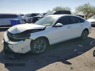 2024 Honda Accord EX-L with VIN 1HGCY2F6XRA038258, listed as a Copart auction lot 61669365 with 6,762 mi miles and Salvage title. Bid and sale history available at DreamBid. Image 1.