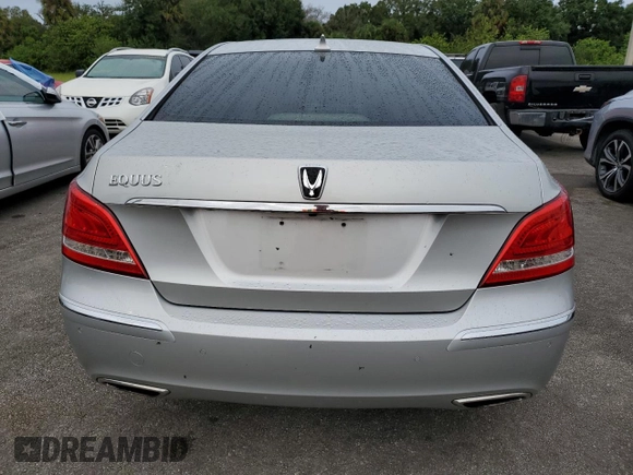 2011 Hyundai Equus Signature z VIN KMHGH4JF6BU034145, wystawiony jako Copart lot #74469184 z przebiegiem Nie podano mil oraz Szkoda całkowita • Salvage title. Historia ofert i sprzedaży dostępna na DreamBid. Obrazek 6.
