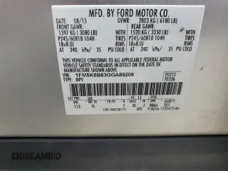 2016 Ford Explorer with VIN 1FM5K8B83GGA89206, listed as a Copart auction lot 58200775 with 154,903 mi miles and Clean title. Bid and sale history available at DreamBid. Image 13.