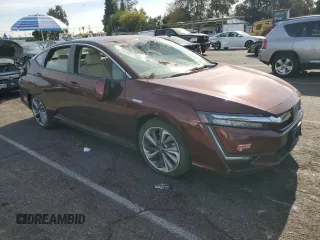 2018 Honda Clarity Plug-In Hybrid with VIN JHMZC5F12JC015108, listed as a Copart auction lot 80735454 with 81,669 mi miles and Salvage Title. Bid and sale history available at carsss.com. Image 4.