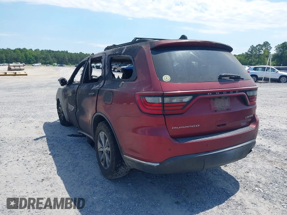 2014 Dodge Durango Limited with VIN 1C4RDHDG7EC437209, listed as a IAAI auction lot 42343626 with 271,372 mi miles and . Bid and sale history available at DreamBid. Image 3.