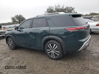 2024 Nissan Pathfinder Platinum with VIN 5N1DR3DG1RC212722, listed as a Copart auction lot 42105485 with 15,862 mi miles and Salvage Title. Bid and sale history available at carsss.com. Image 2.