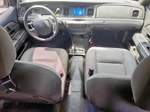 2010 Ford Police Interceptor with VIN 2FABP7BV0AX146445, listed as a Copart auction lot 62375055 with Not provided miles and Salvage title. Bid and sale history available at DreamBid. Image 8.