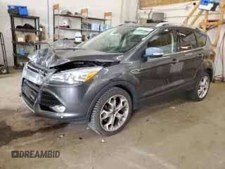 2016 Ford Escape Titanium with VIN 1FMCU9J92GUB47678, listed as a Copart auction lot 53421915 with 122,380 mi miles and Salvage Title. Bid and sale history available at carsss.com. Image 1.