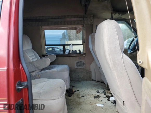 1999 Ford Econoline Cargo with VIN 1FDRE14W5XHB72755, listed as a Copart auction lot 78891634 with 136,376 mi miles and Salvage Title. Bid and sale history available at carsss.com. Image 11.