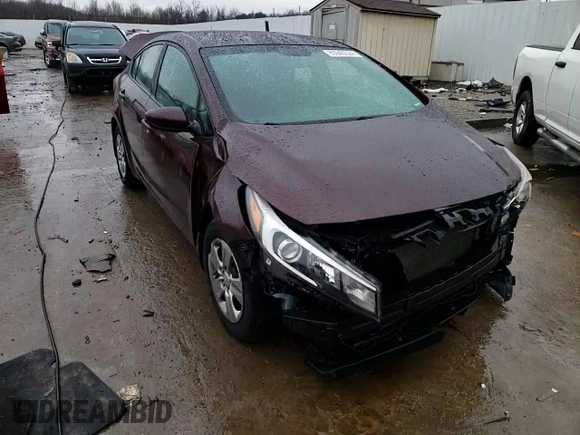 2017 Kia Forte LX with VIN 3KPFK4A75HE040455, listed as a Copart auction lot 85940524 with 158,902 mi miles and Non Repairable. Bid and sale history available at carsss.com. Image 13.
