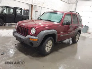 2002 Jeep Liberty Sport with VIN 1J4GL48K72W115630, listed as a IAAI auction lot 41973816 with 154,220 mi miles. Bid and sale history available at carsss.com. Image 2.