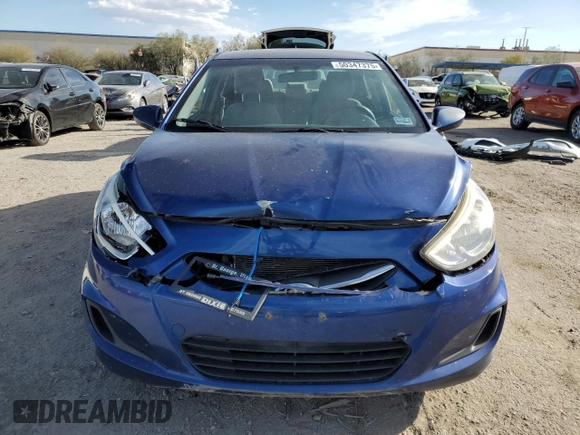 2015 Hyundai Accent GLS with VIN KMHCT4AE2FU915158, listed as a Copart auction lot 50347375 with 120,167 mi miles and Salvage Title. Bid and sale history available at carsss.com. Image 5.