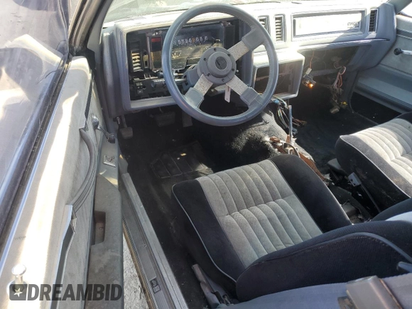 1987 Buick Regal with VIN 1G4GJ1174HP455333, listed as a Copart auction lot 53554725 with 55,423 mi miles and Clean Title. Bid and sale history available at DreamBid. Image 8.