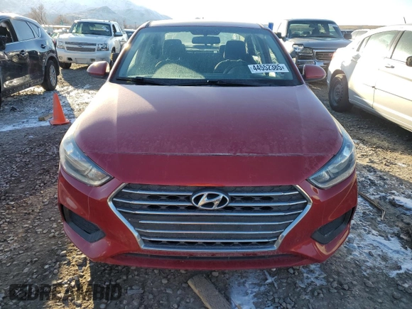 2019 Hyundai Accent SE with VIN 3KPC24A38KE084957, listed as a Copart auction lot 44552385 with 82,200 mi miles and Salvage Title. Bid and sale history available at carsss.com. Image 5.