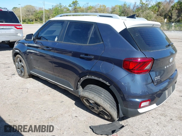 2021 Hyundai Venue SEL with VIN KMHRC8A37MU116330, listed as a IAAI auction lot 41790803 with 82,683 mi miles and . Bid and sale history available at DreamBid. Image 3.