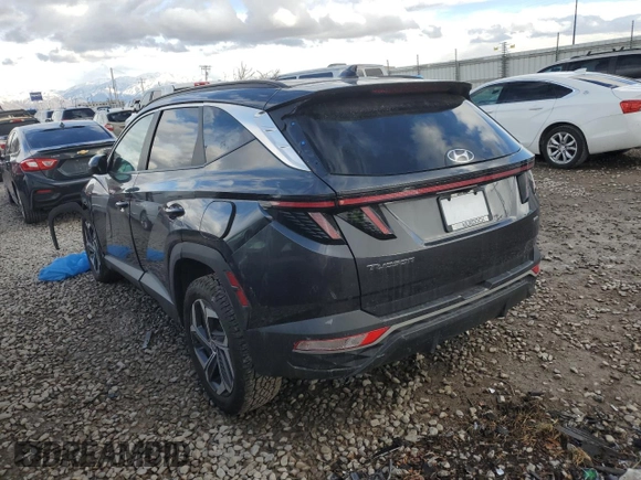 2022 Hyundai Tucson SEL with VIN 5NMJCCAE2NH118999, listed as a Copart auction lot 47620705 with 34,237 mi miles and Salvage Title. Bid and sale history available at DreamBid. Image 2.