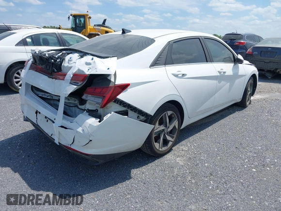 2023 Hyundai Elantra Limited z VIN KMHLN4AJ7PU045447, wystawiony jako IAAI lot #41641077 z przebiegiem 91 593 mil mil oraz . Historia ofert i sprzedaży dostępna na DreamBid. Obrazek 4.