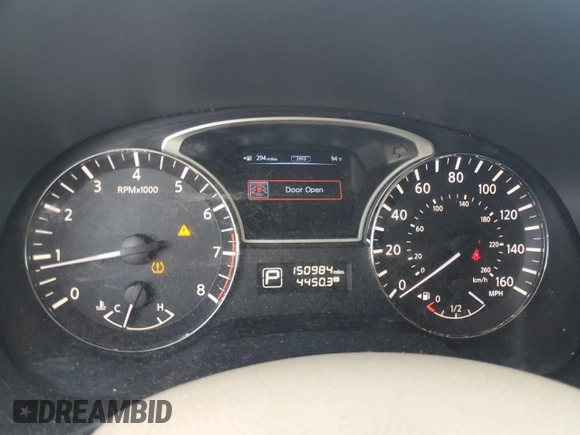 2013 Nissan Pathfinder Platinum with VIN 5N1AR2MM8DC647457, listed as a Copart auction lot 51751015 with 150,984 mi miles and Salvage Title. Bid and sale history available at carsss.com. Image 9.