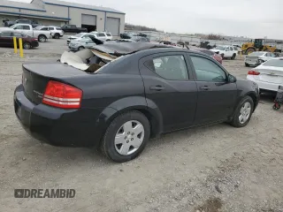 2010 Dodge Avenger SXT with VIN 1B3CC4FB7AN131405, listed as a Copart auction lot 46042455 with Not provided miles and Salvage title. Bid and sale history available at DreamBid. Image 3.