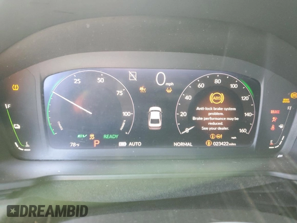 2024 Honda Accord Sport with VIN 1HGCY2F57RA014295, listed as a Copart auction lot 58748875 with 23,422 mi miles and Salvage title. Bid and sale history available at DreamBid. Image 9.
