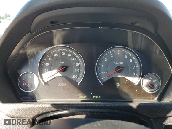2015 BMW M4 with VIN WBS3R9C51FK332548, listed as a Copart auction lot 37067224 with 68,623 mi miles. Bid and sale history available at carsss.com. Image 9.