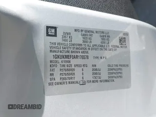 2010 GMC Yukon XL Denali with VIN 1GKUKMEF0AR176578, listed as a IAAI auction lot 41444927 with 175,100 mi miles. Bid and sale history available at carsss.com. Image 9.