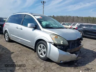 2007 Nissan Quest SL z VIN 5N1BV28U67N120004, wystawiony jako IAAI lot #38821598 z przebiegiem 224 404 mil mil oraz . Historia ofert i sprzedaży dostępna na DreamBid. Obrazek 1.