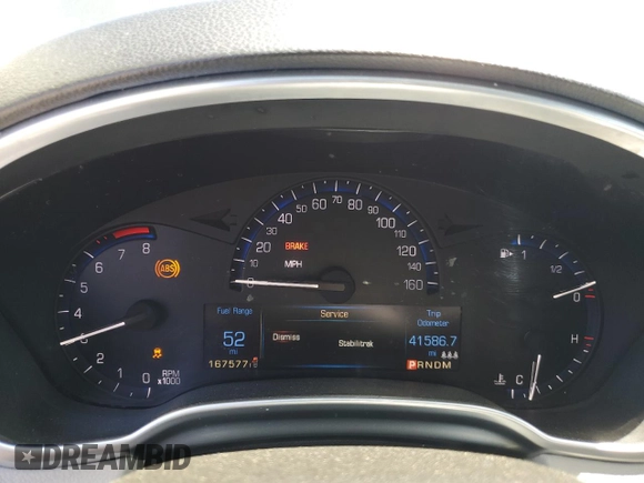 2014 Cadillac SRX Performance Collection z VIN 3GYFNCE36ES687267, wystawiony jako Copart lot #58242255 z przebiegiem 167 577 mil mil oraz Szkoda całkowita • Salvage title. Historia ofert i sprzedaży dostępna na DreamBid. Obrazek 9.