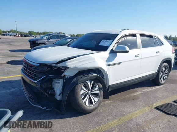 2024 Volkswagen Atlas SE with VIN 1V2DE2CA0RC204892, listed as a IAAI auction lot 41705913 with 12,337 mi miles and . Bid and sale history available at DreamBid. Image 17.