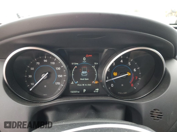 2017 Jaguar F-Pace 35t Premium with VIN SADCJ2BVXHA098074, listed as a Copart auction lot 45955405 with 132,337 mi miles and Salvage Title. Bid and sale history available at DreamBid. Image 9.