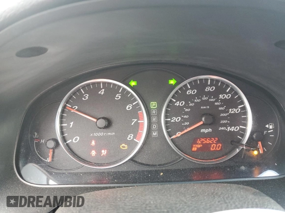 2007 Mazda 6 i Sport VE with VIN 1YVHP84C975M49637, listed as a Copart auction lot 85753394 with 125,622 mi miles and Salvage Title. Bid and sale history available at DreamBid. Image 9.