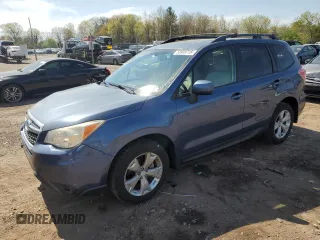 2014 Subaru Forester Premium with VIN JF2SJAGC6EH414177, listed as a Copart auction lot 53939715 with 119,015 mi miles and Salvage Title. Bid and sale history available at DreamBid. Image 1.